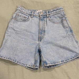 Zara High Waist mom shorts